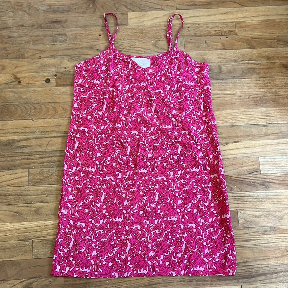 Acacia Swimwear Vatu Dress in Pink Batik